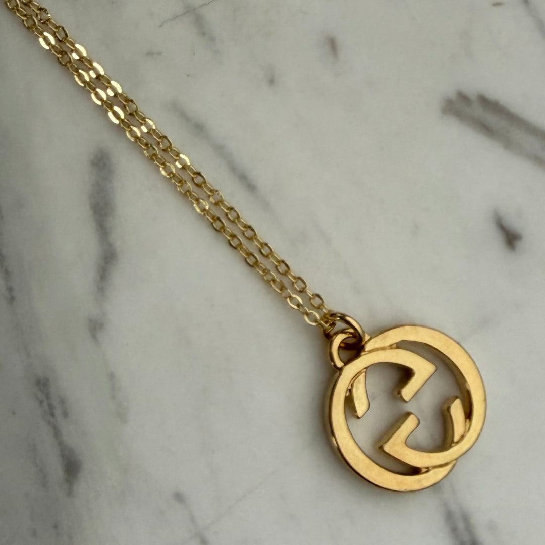 Gold Logo Necklace