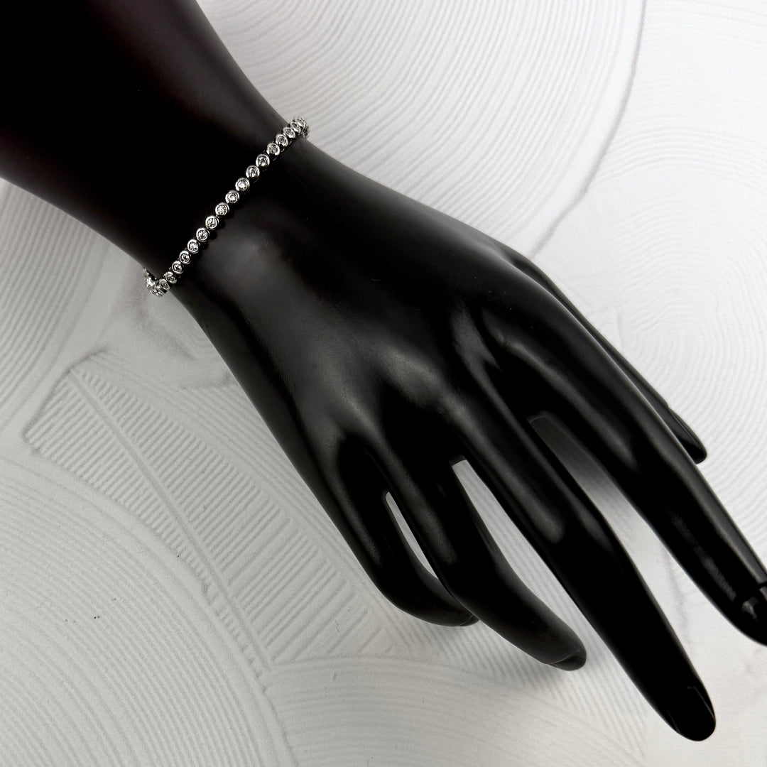 Silver Tennis Bracelet