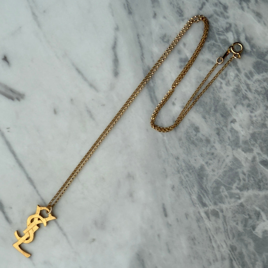 Gold Logo Necklace