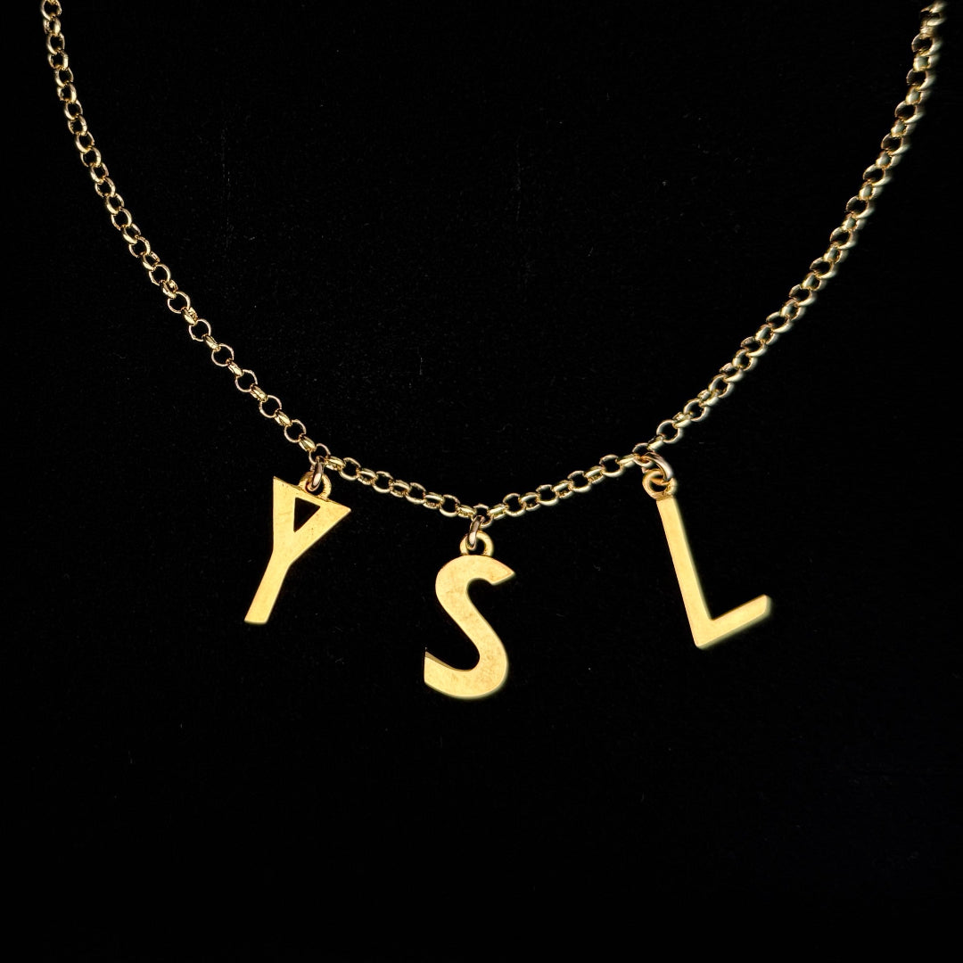 Gold Letter Necklace