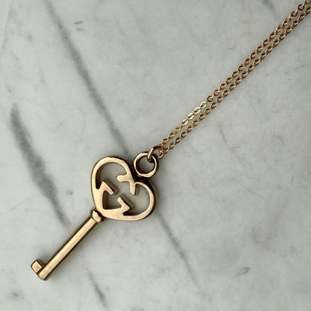Heart Key Necklace