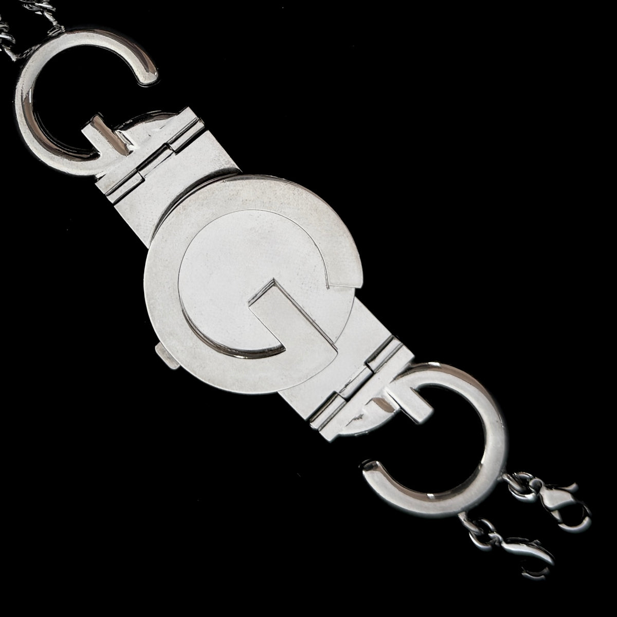 Statement Silver Logo Belt