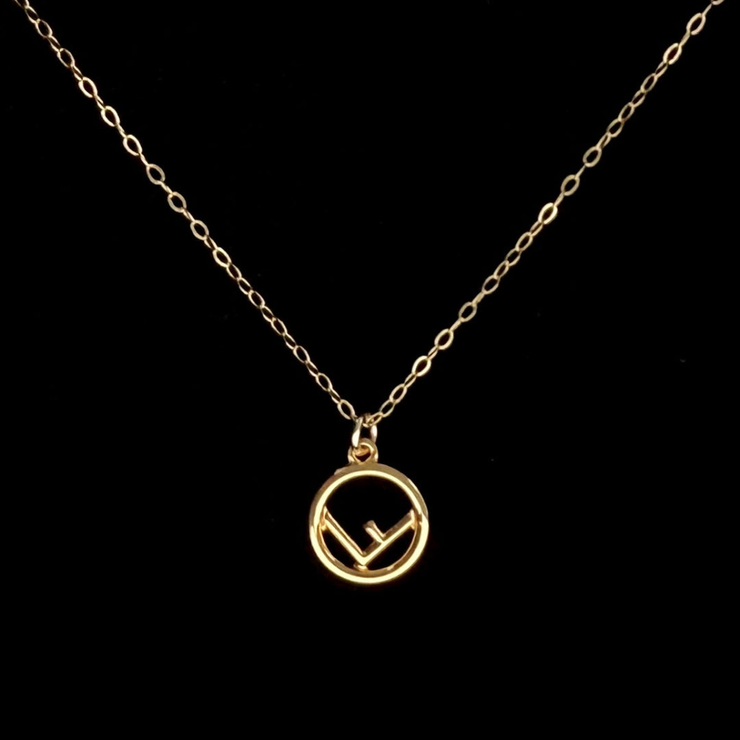 Gold Logo Necklace