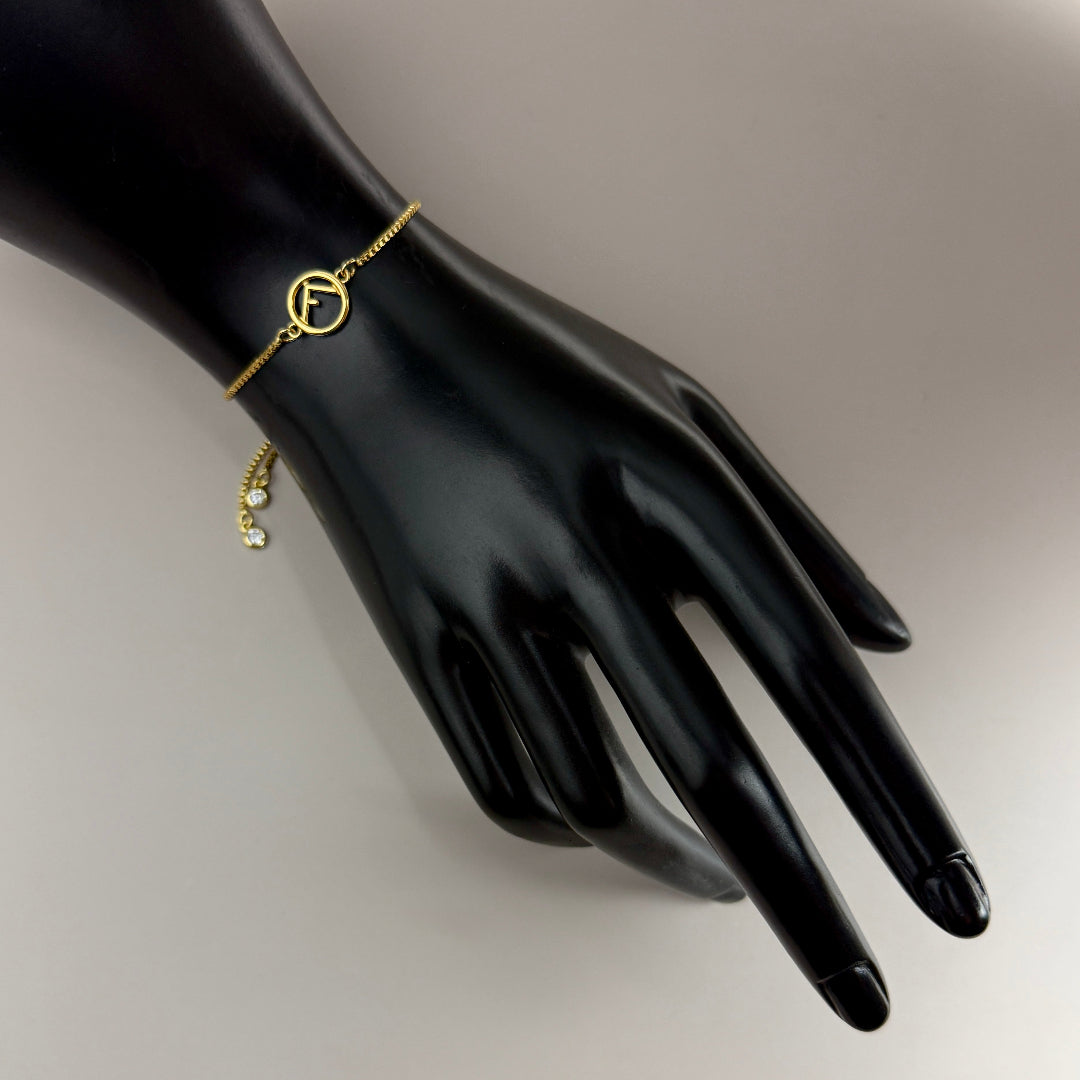 Gold Logo Bracelet