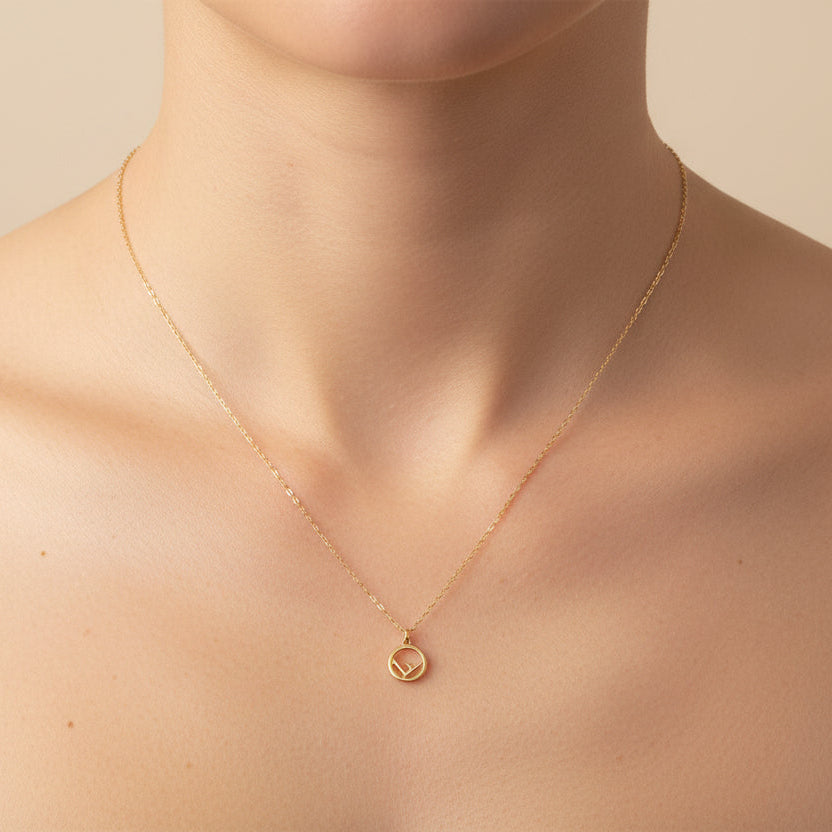 Gold Logo Necklace