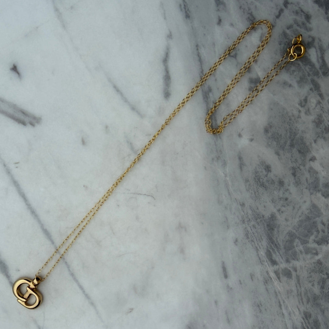 Gold Logo Necklace