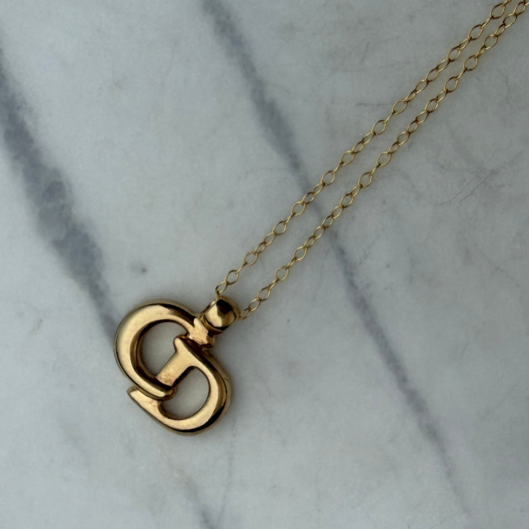 Gold Logo Necklace