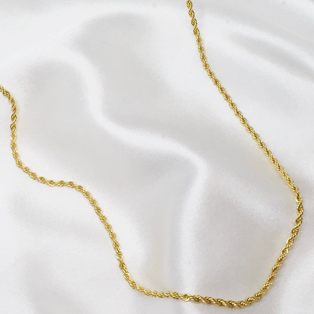 Gold Rope Necklace