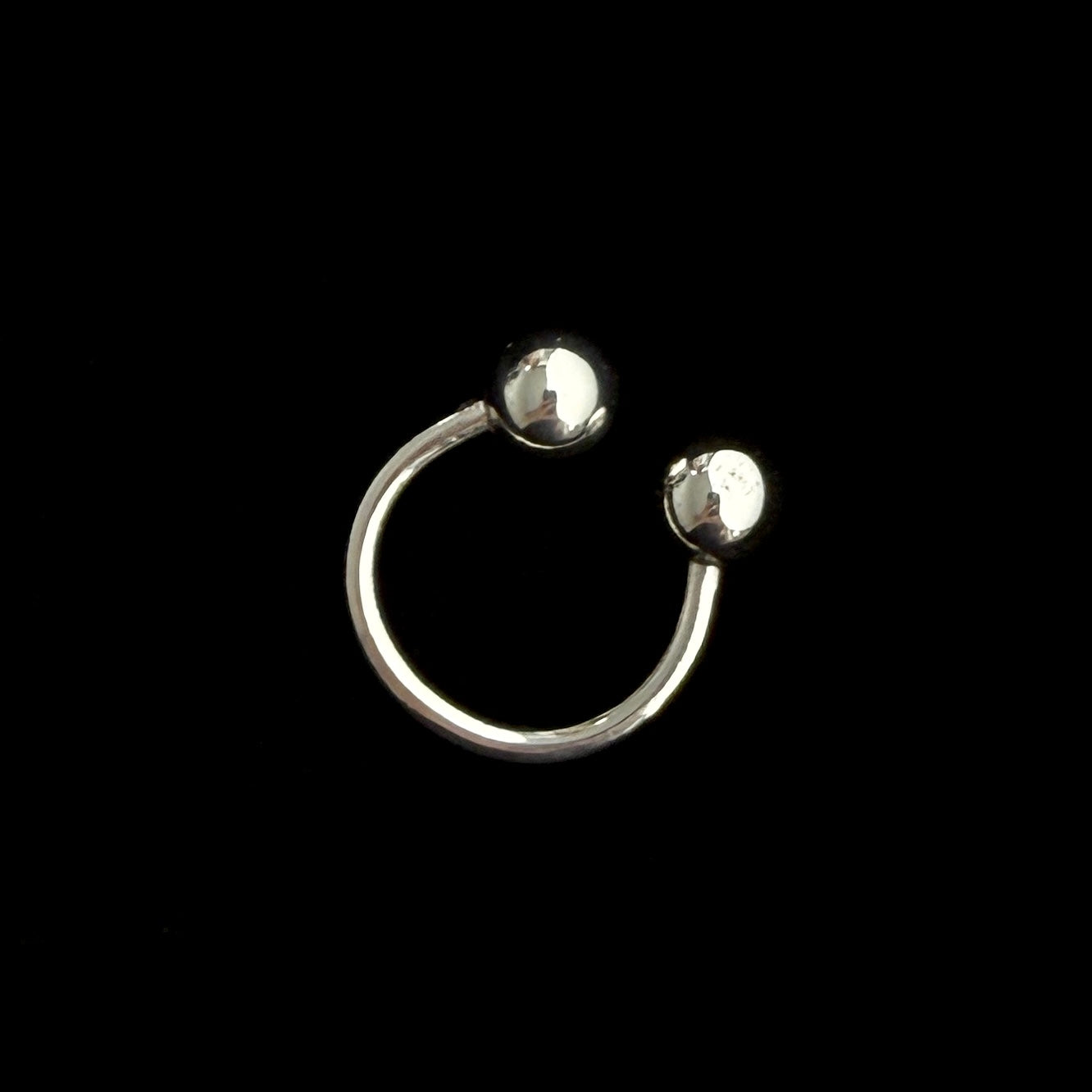 Small Silver Keyring