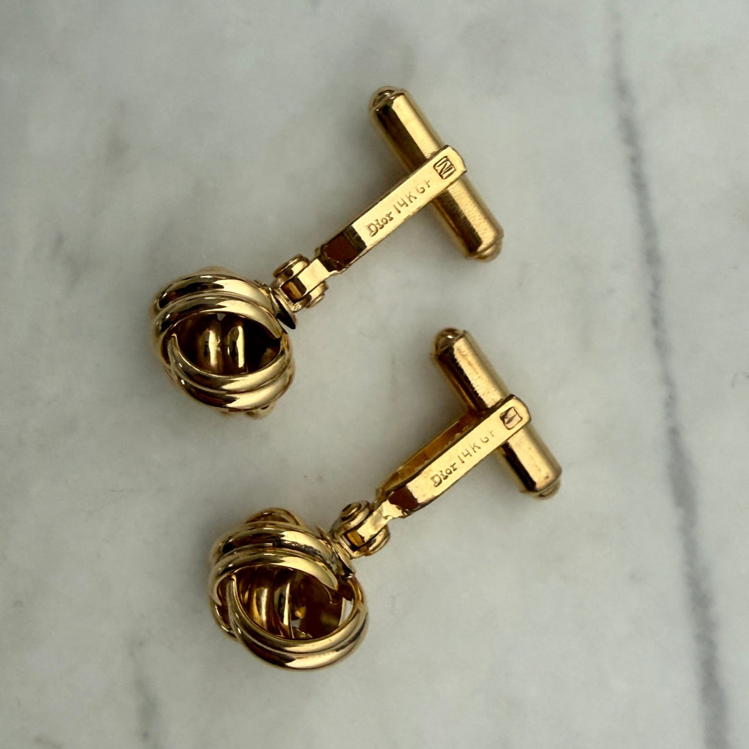 Gold Knot Cufflinks