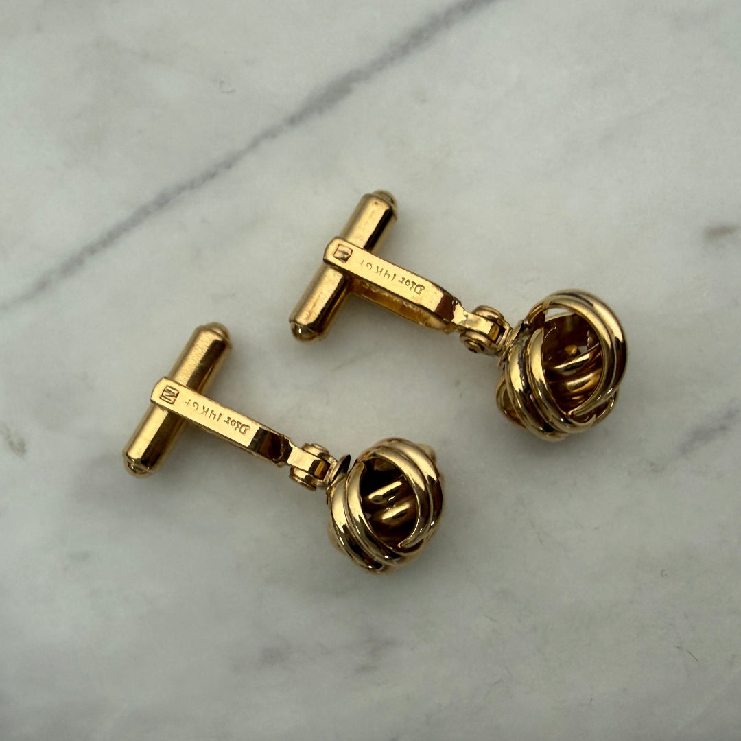 Gold Knot Cufflinks
