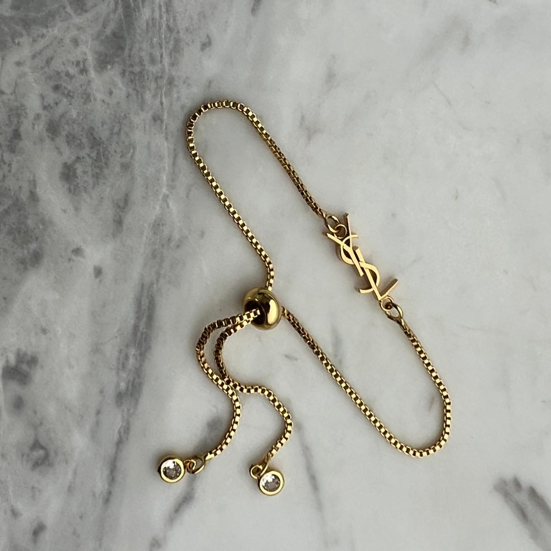 Gold Logo Bracelet