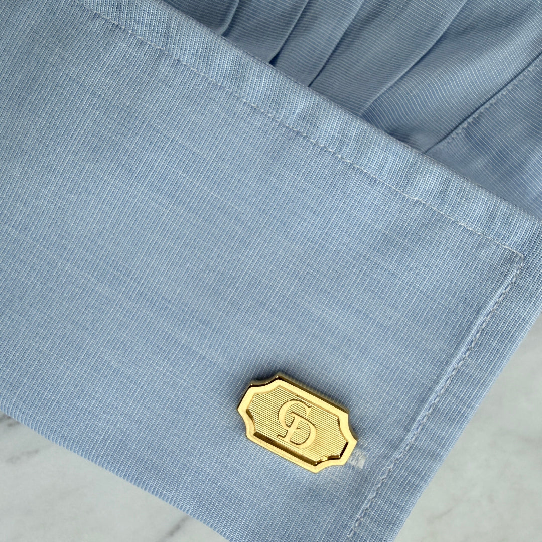 Classic Gold Logo Cufflinks
