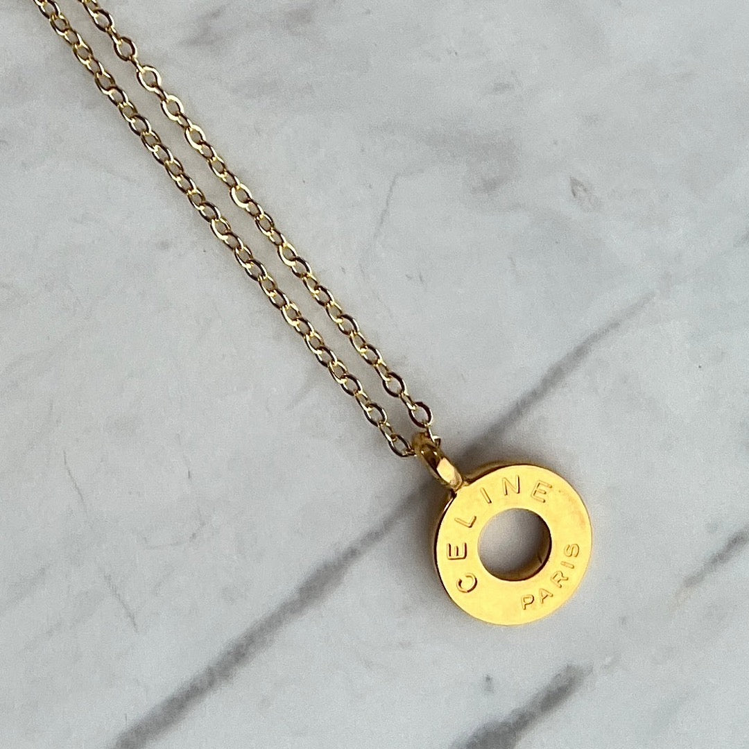 Gold Logo Necklace