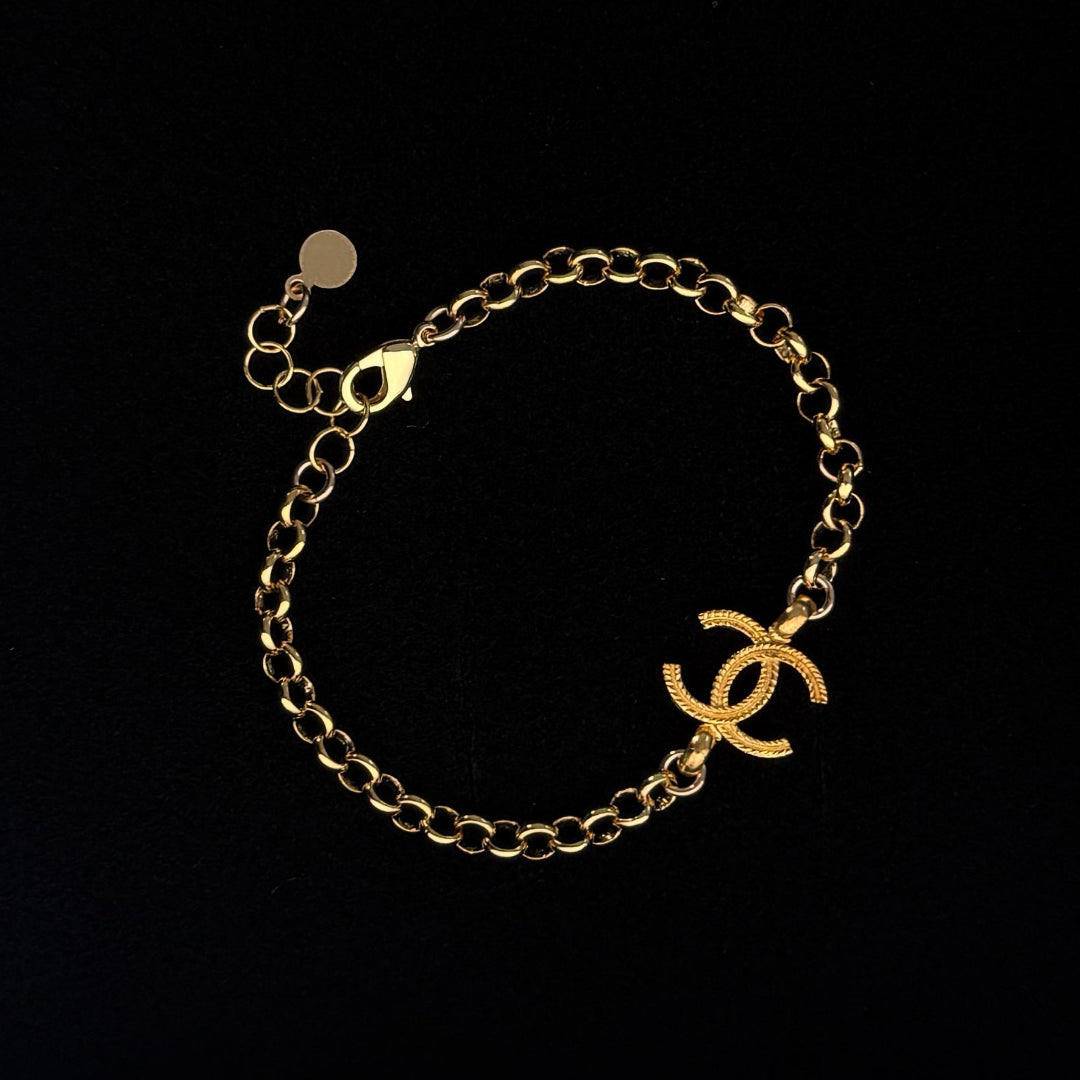 Gold Logo Bracelet