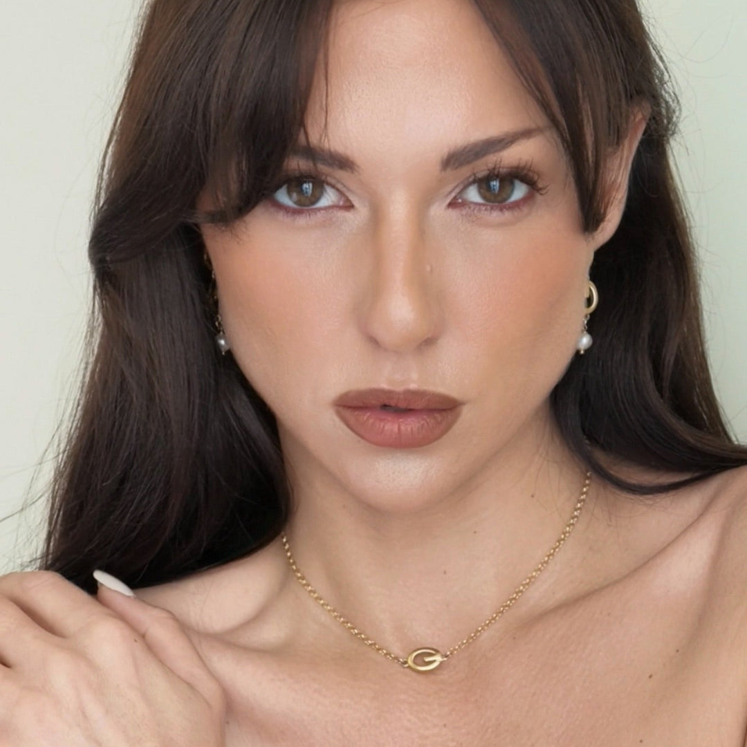 Gold Logo Choker