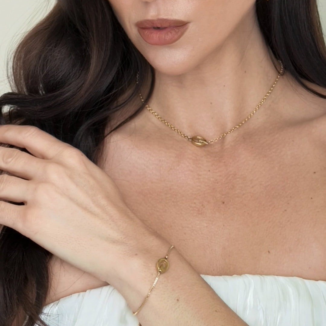 Gold Logo Bracelet