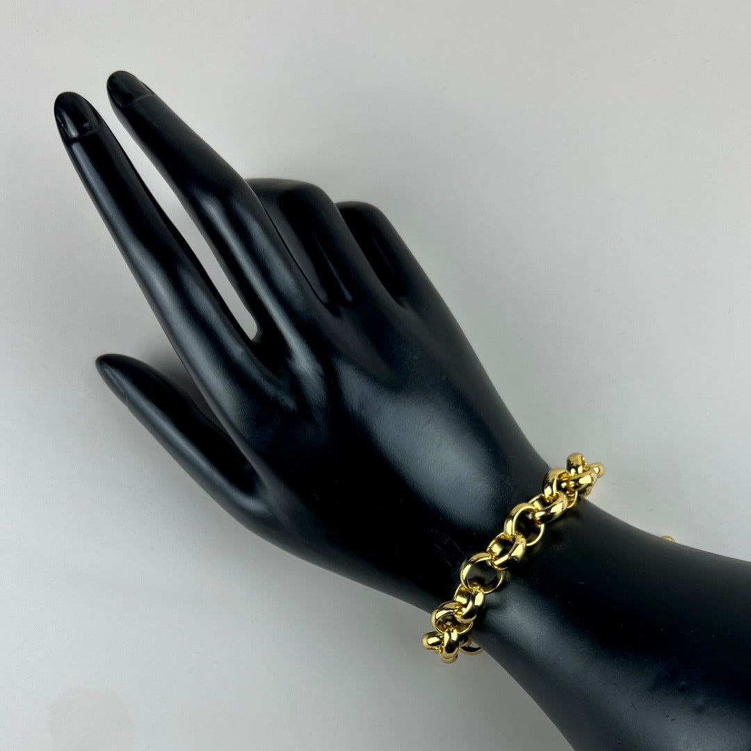 Chunky Gold Link Bracelet