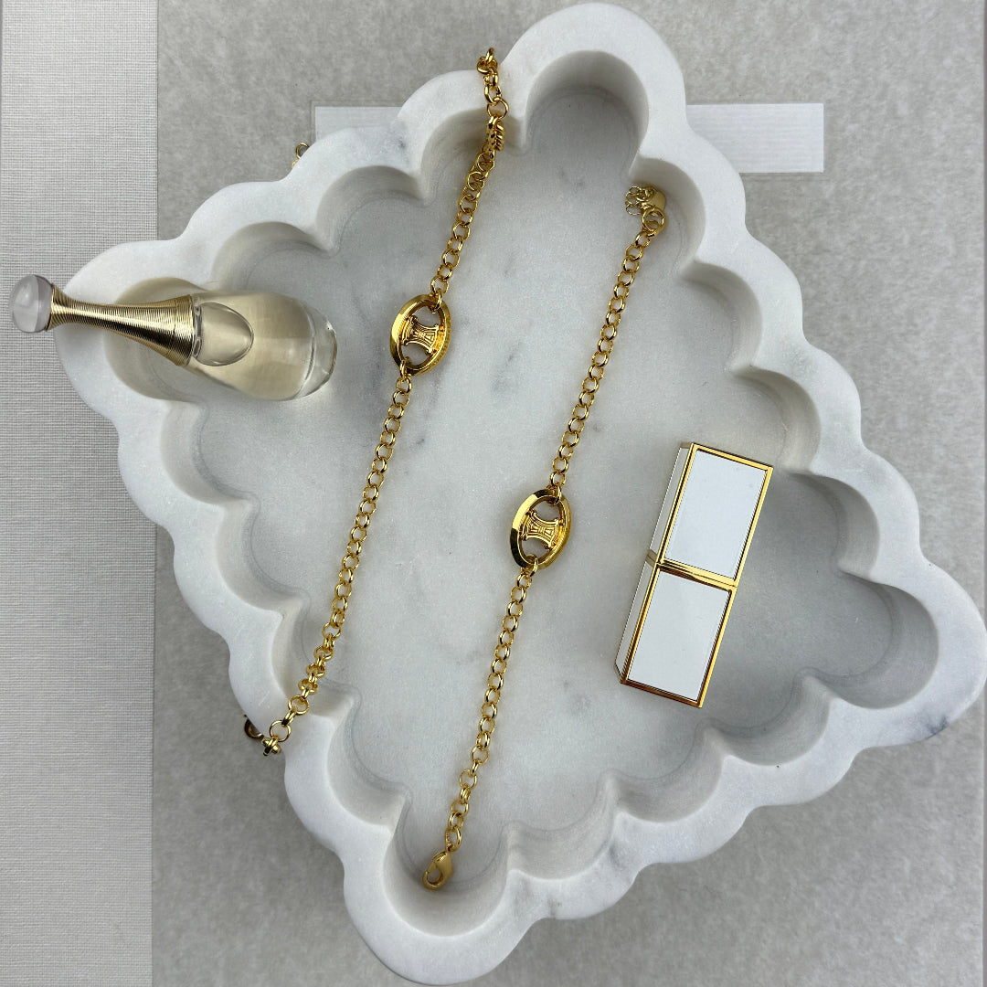 Gold Logo Bracelet