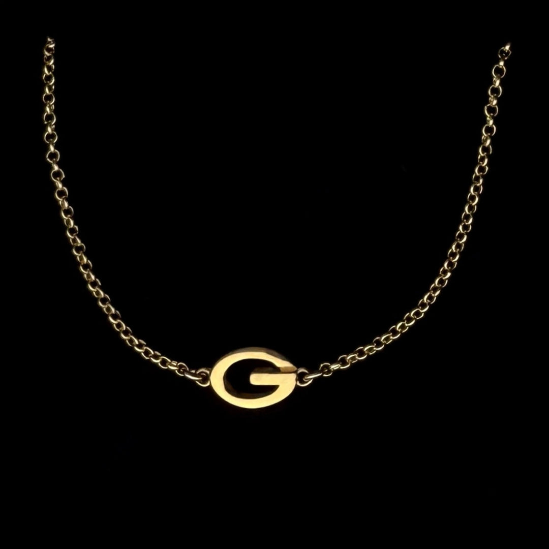 Gold Logo Choker