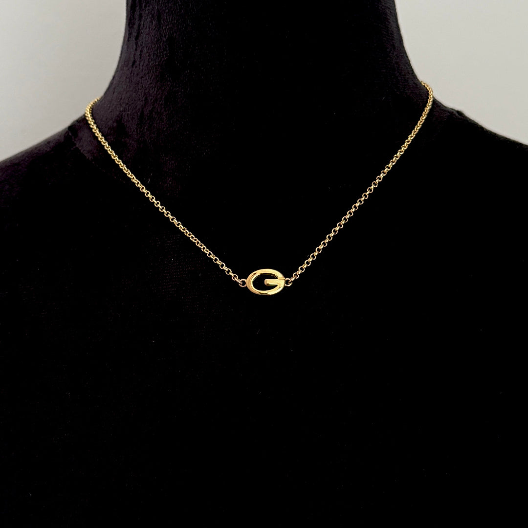 Gold Logo Choker