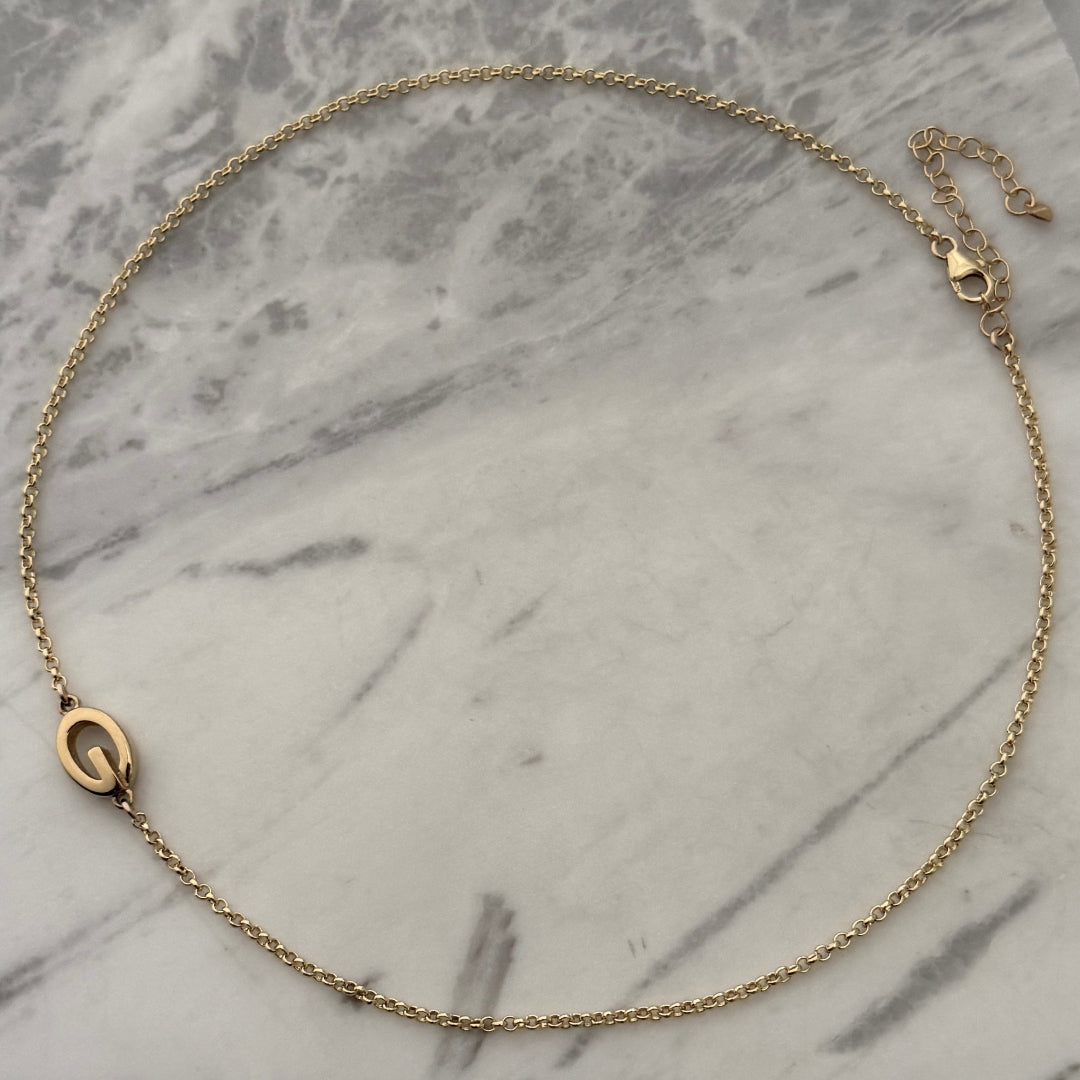Gold Logo Choker