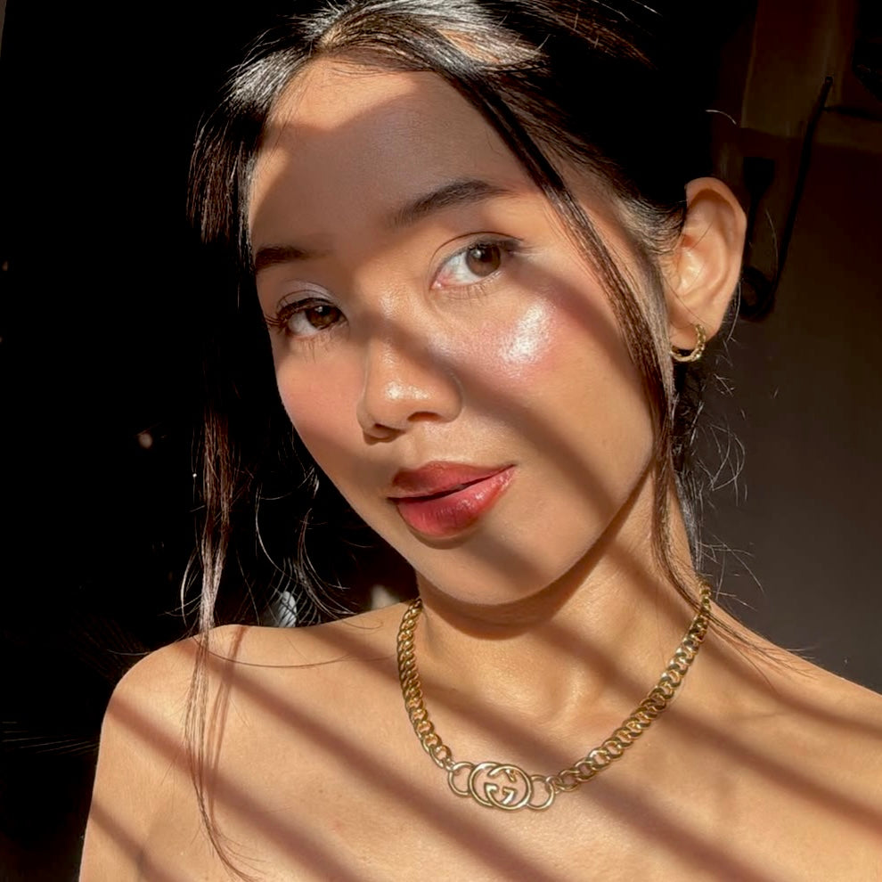 Large Gold Logo Choker