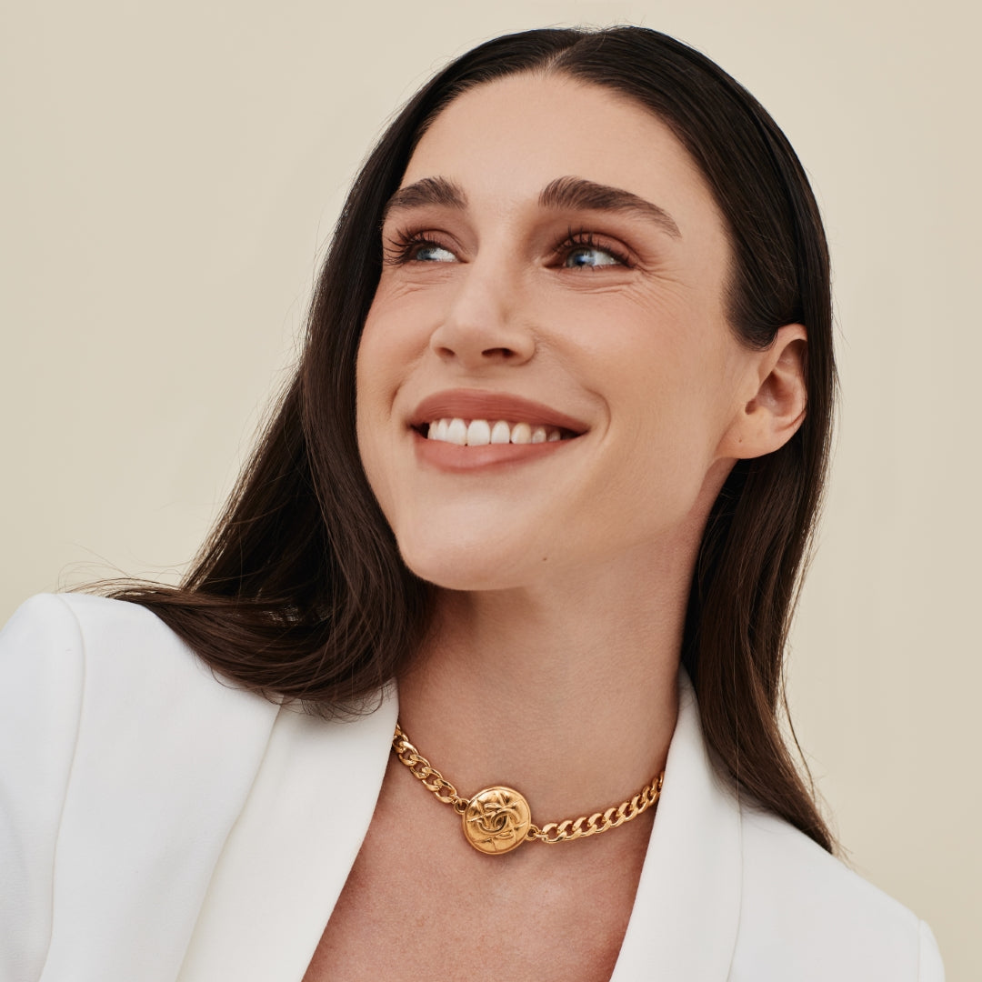 Gold Quilted Choker