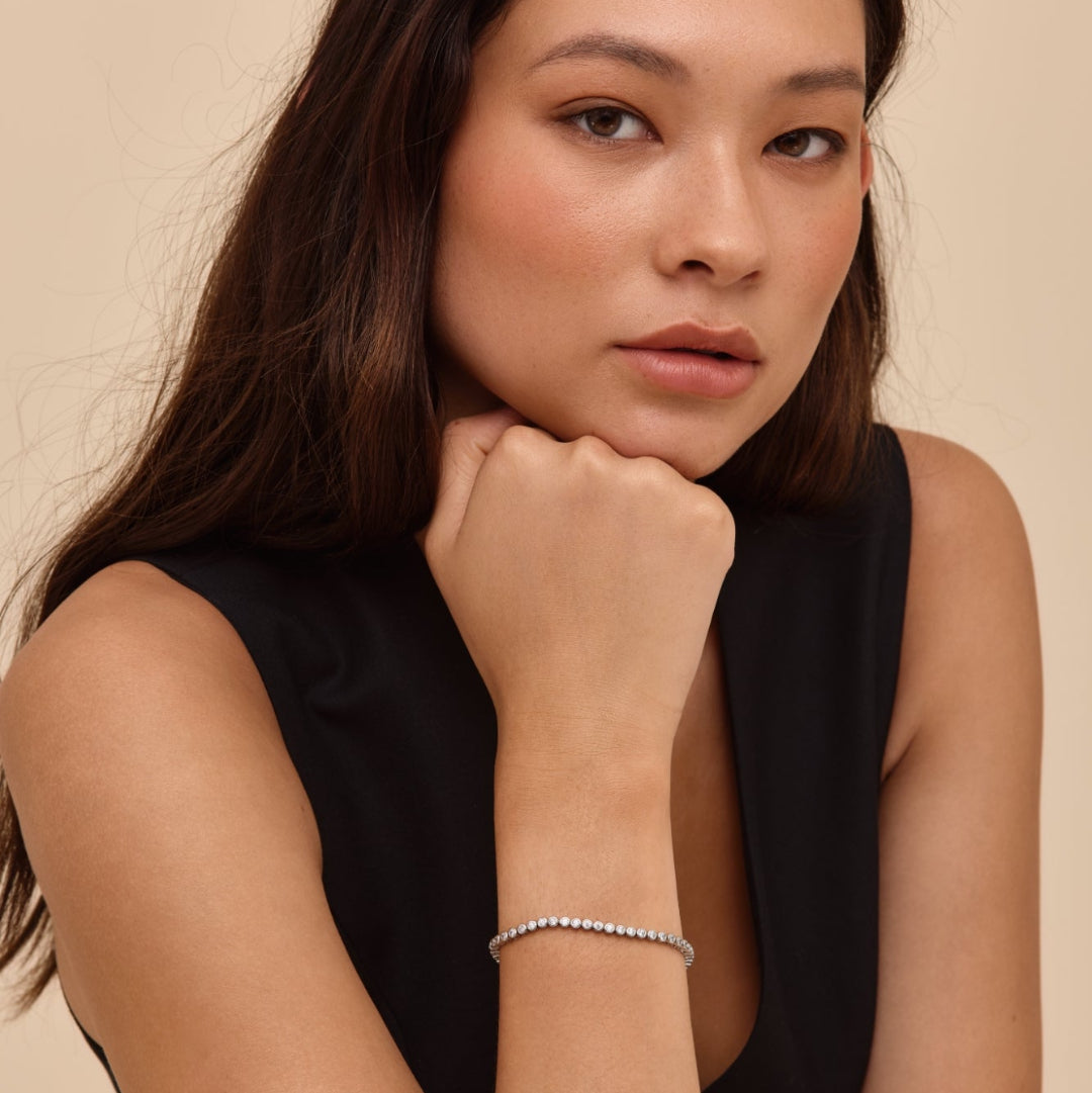 Silver Tennis Bracelet