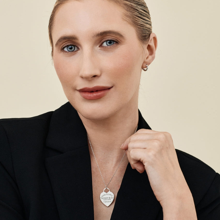 Silver Heart Charm Necklace