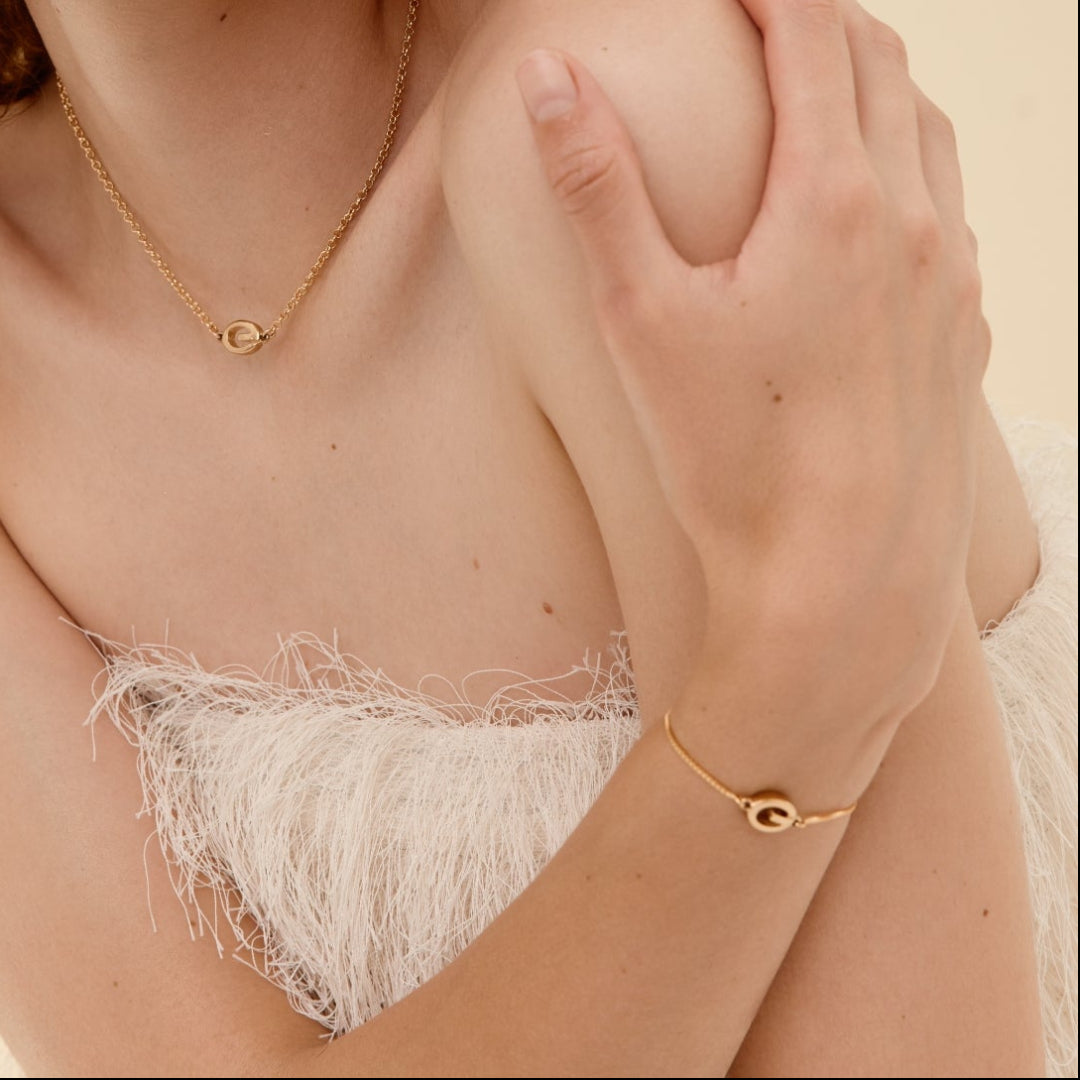 Gold Logo Bracelet