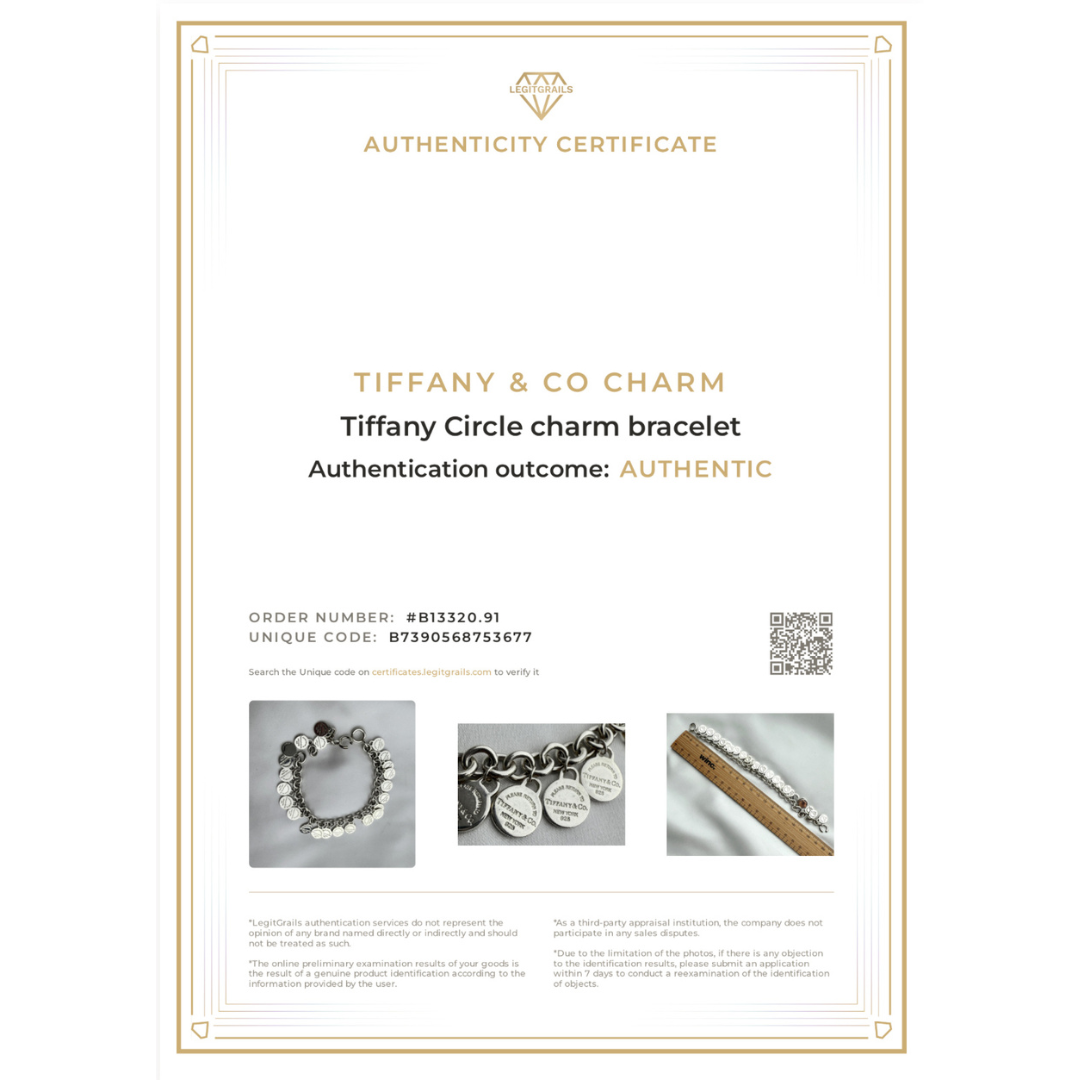 Mini Silver Round Charm Pearl Choker