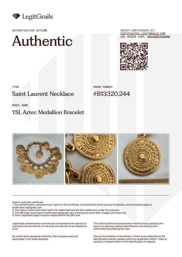 Gold Stamped Medallion Bracelet