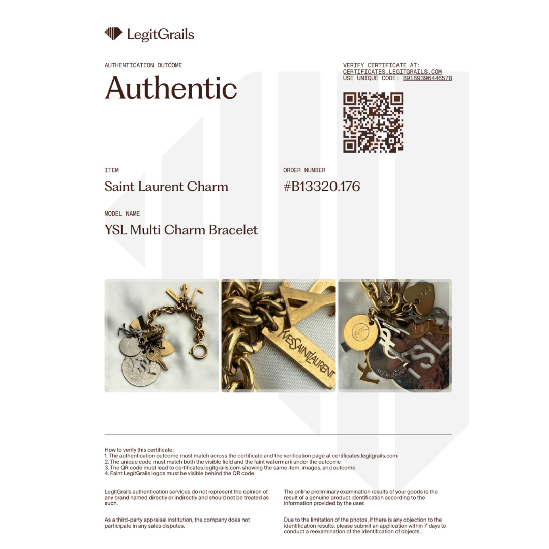 Gold Letter Brooch