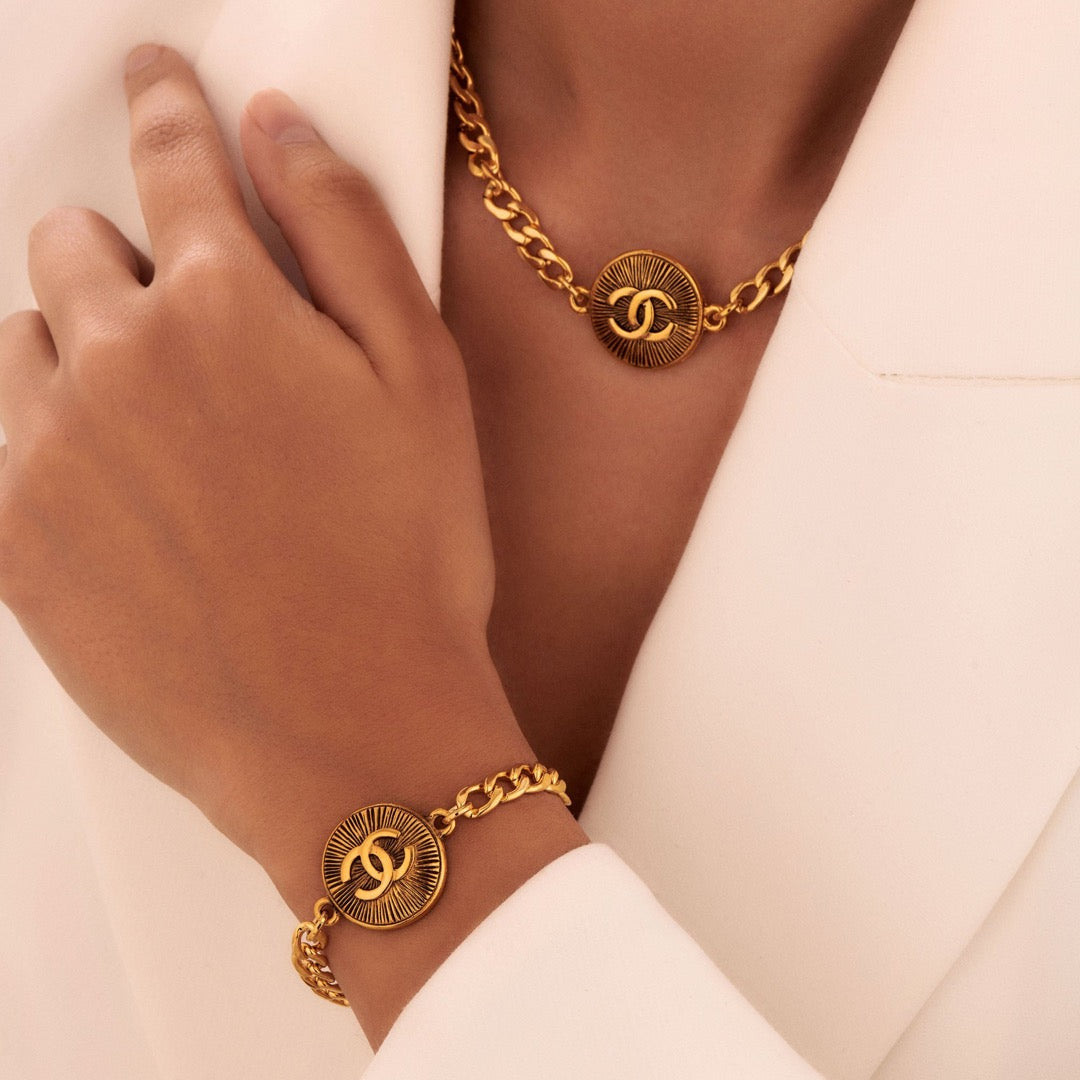 Gold Sunburst Bracelet