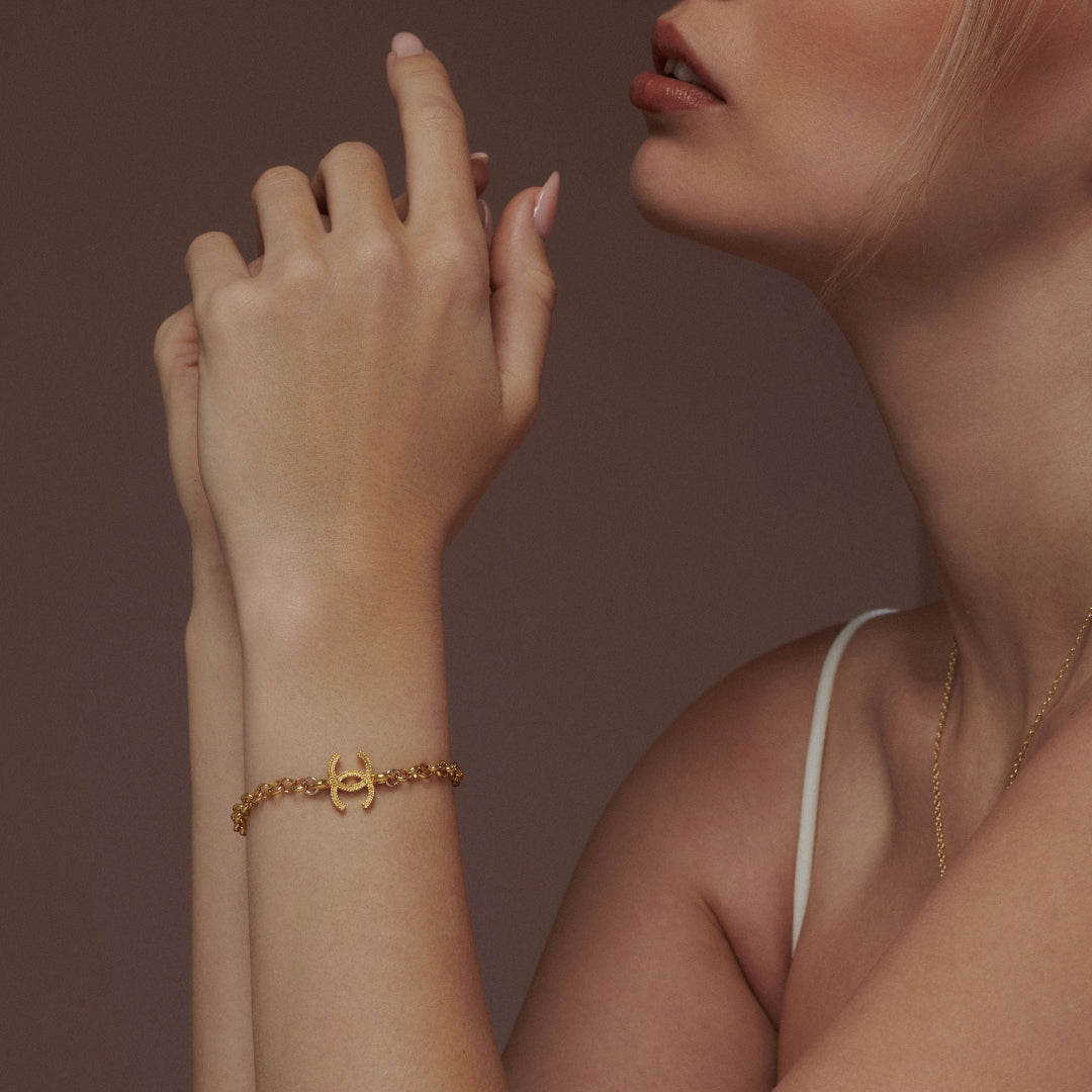 Gold Logo Bracelet