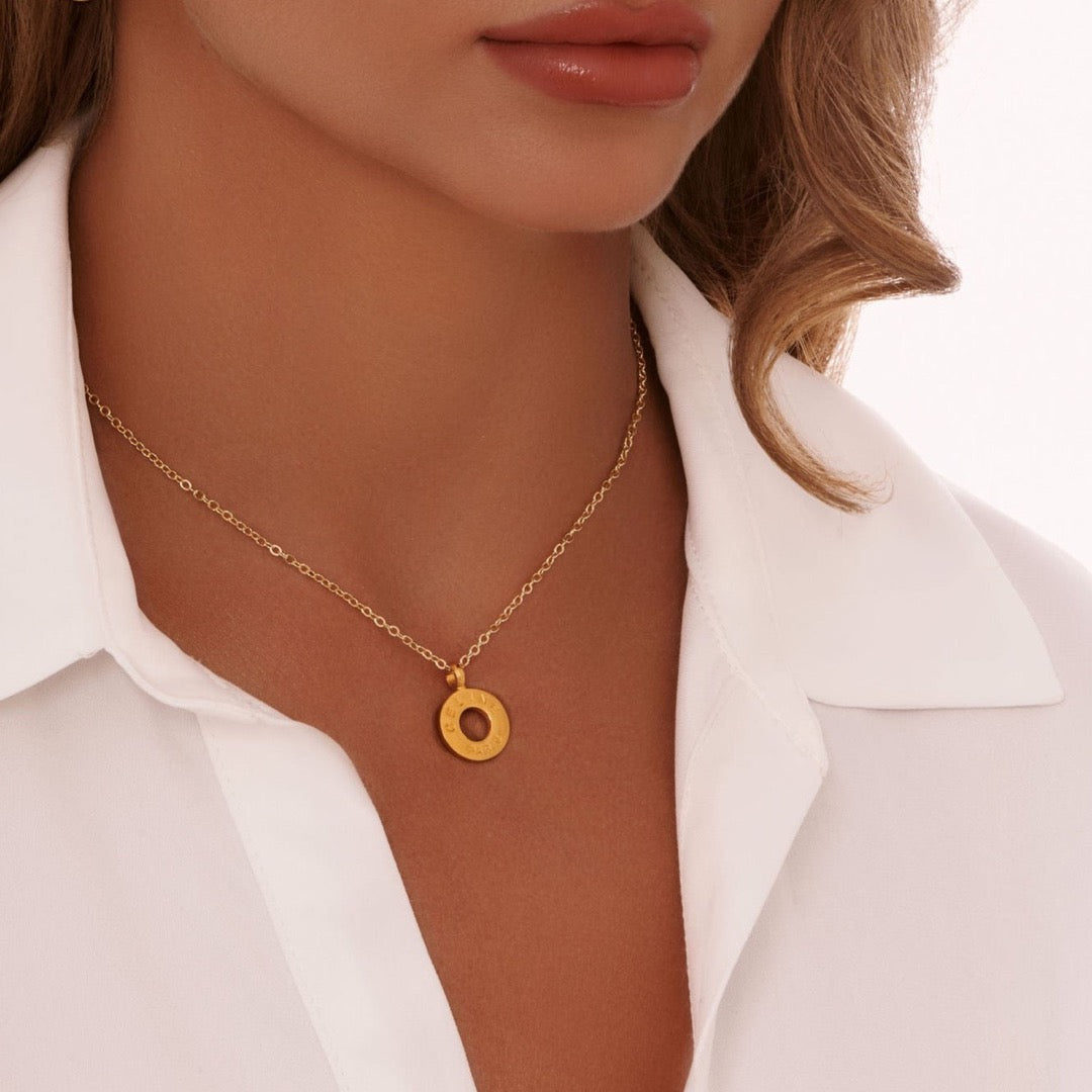 Gold Logo Necklace