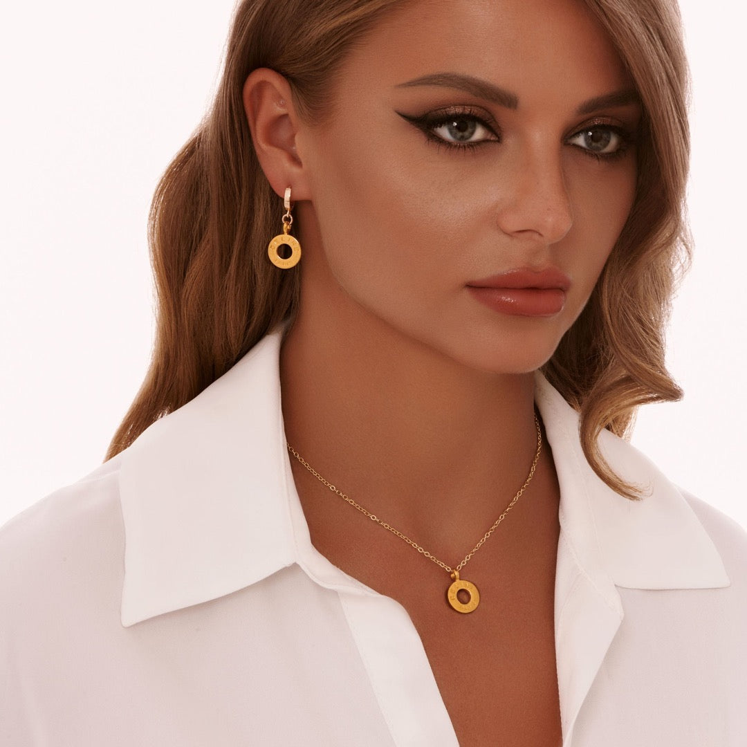 Gold Logo Necklace