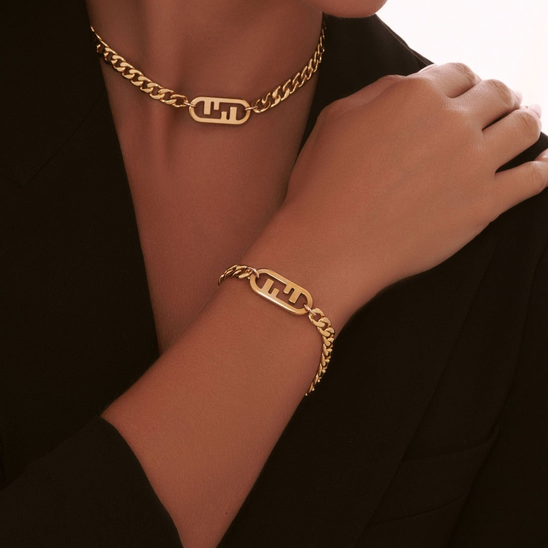 Small Gold Cuban Bracelet