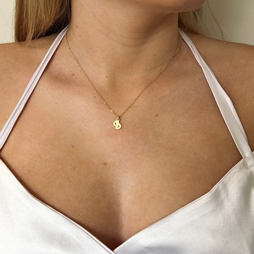 Mini Gold Logo Necklace