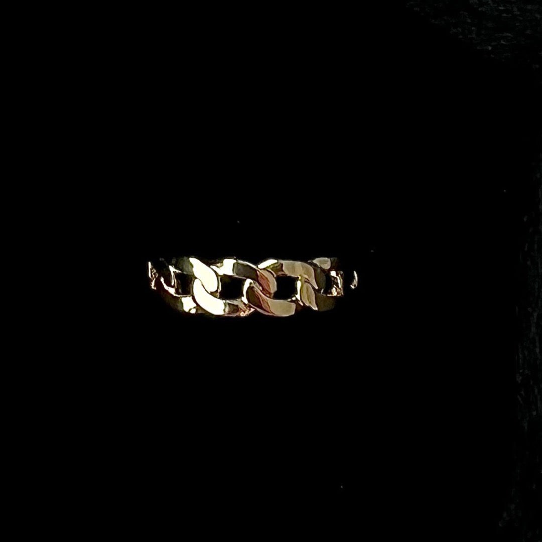 Gold Curb Ring