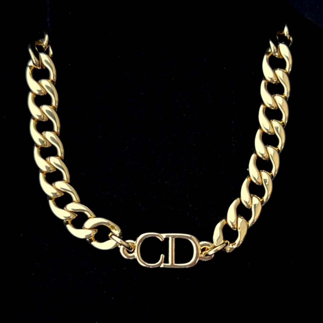 Gold Logo Cuban Choker