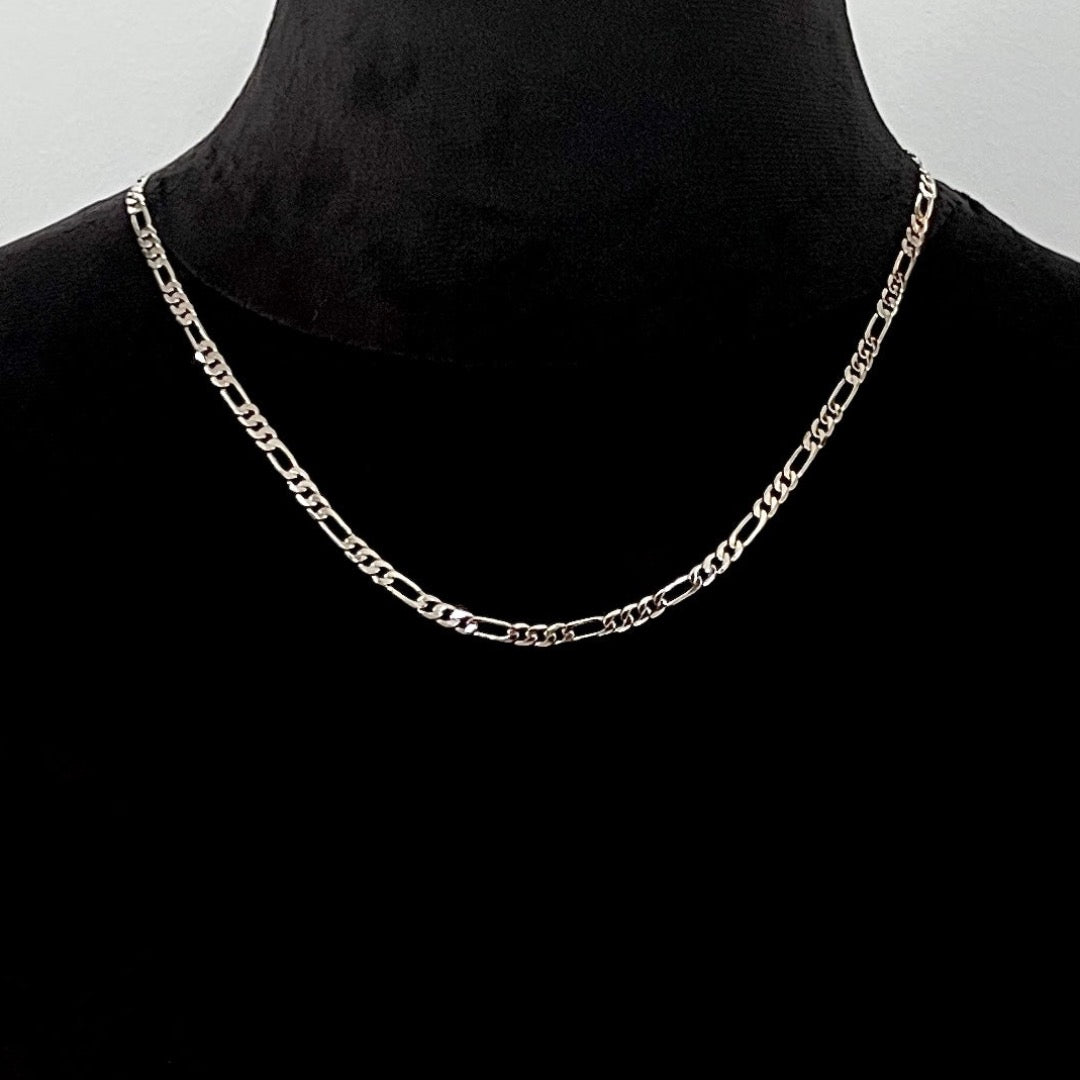 Silver Figaro Necklace