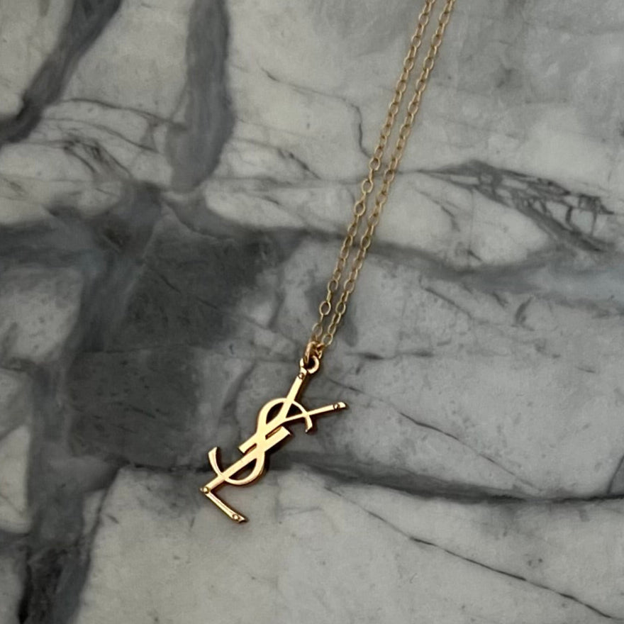 Gold Logo Necklace