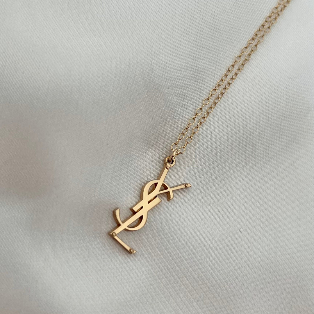 Gold Logo Necklace