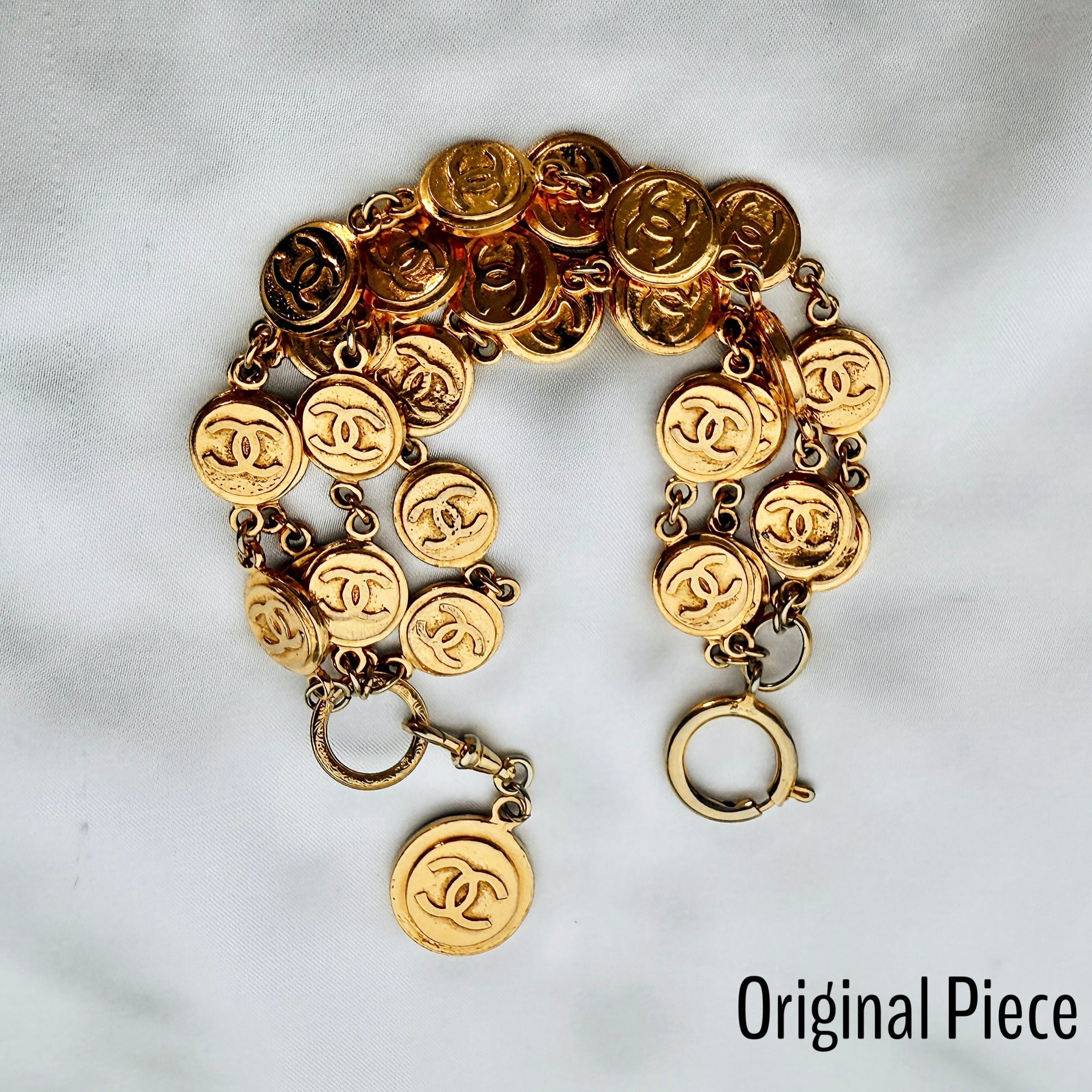 Gold Medallion Necklace with Pearl Drop