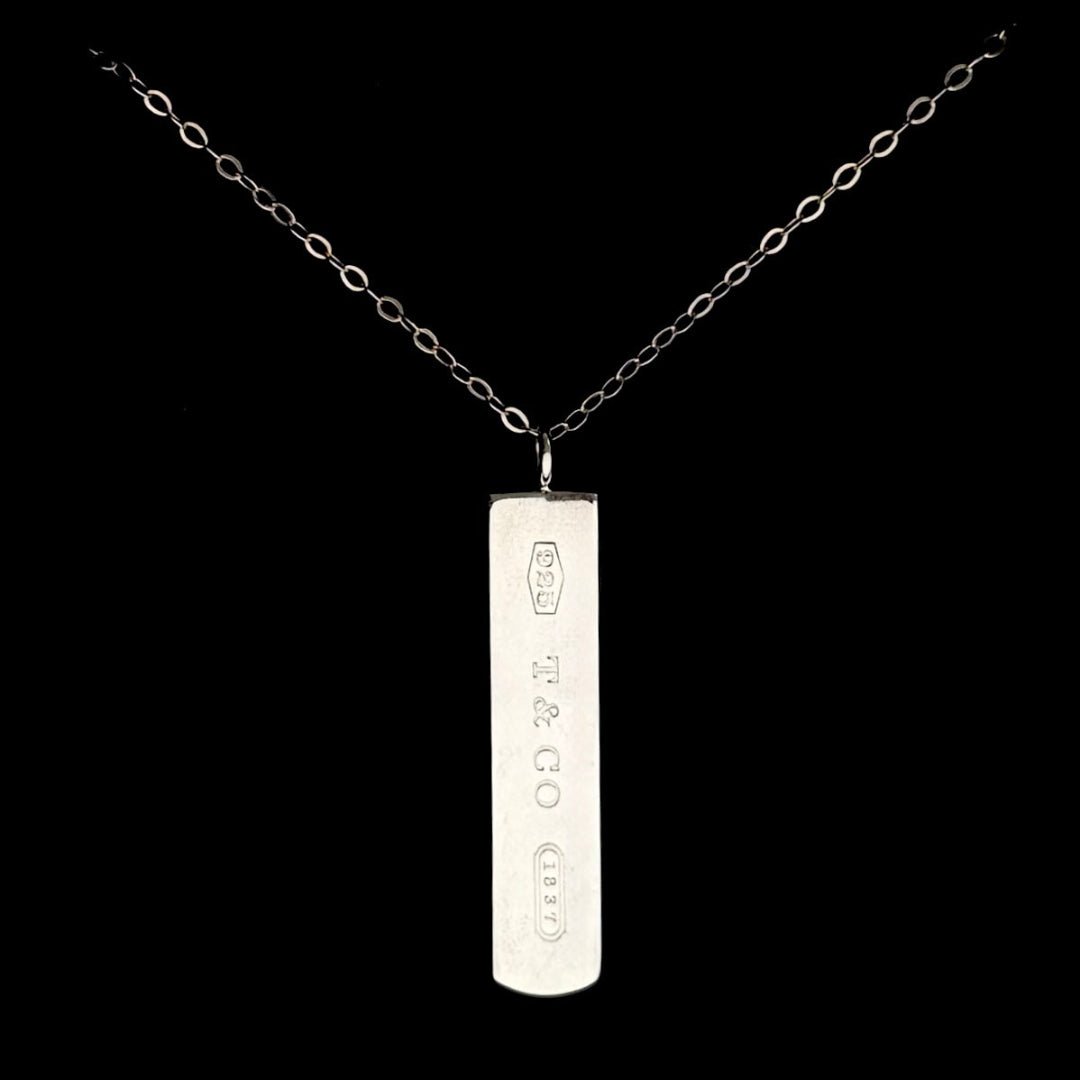 Silver Bar Necklace