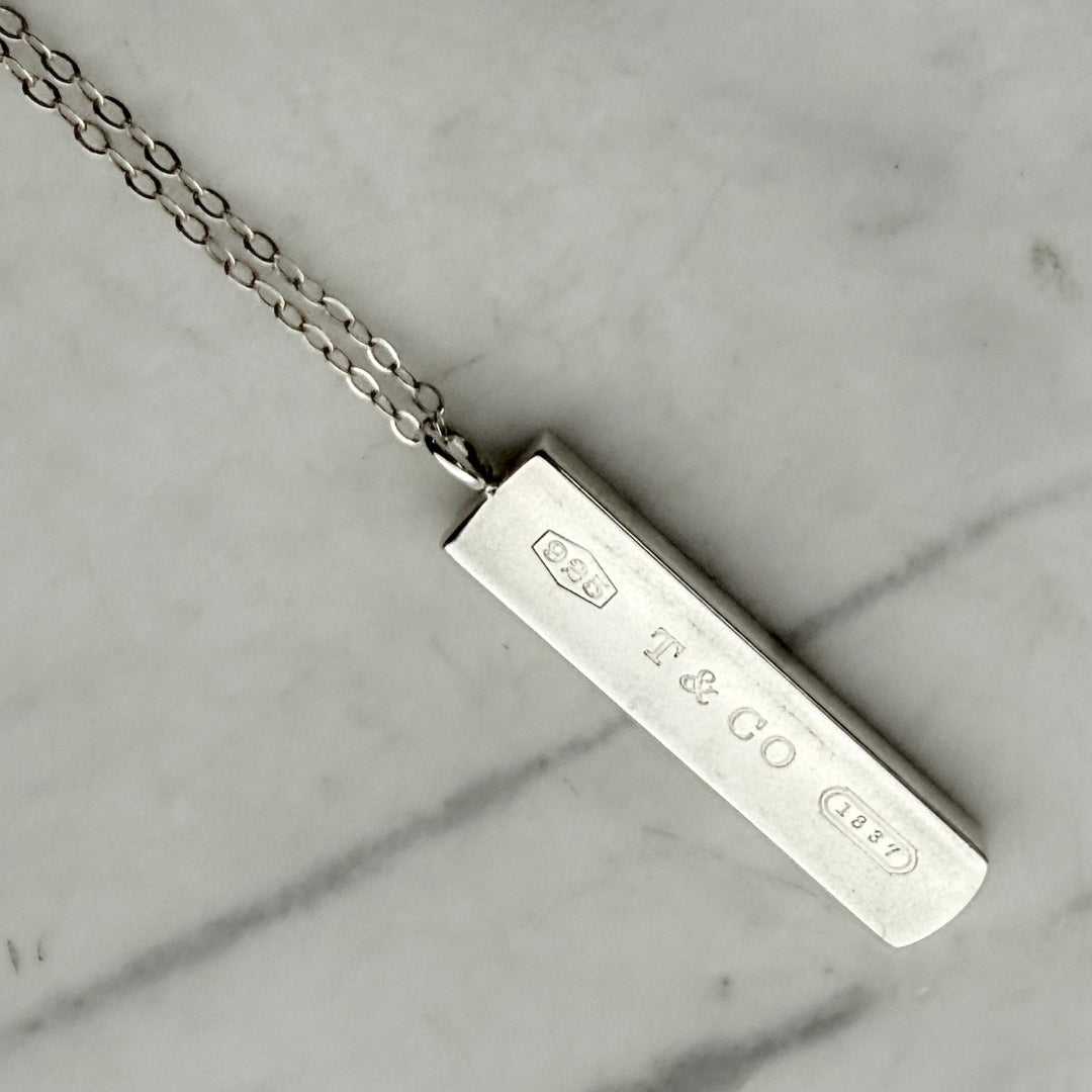 Silver Bar Necklace