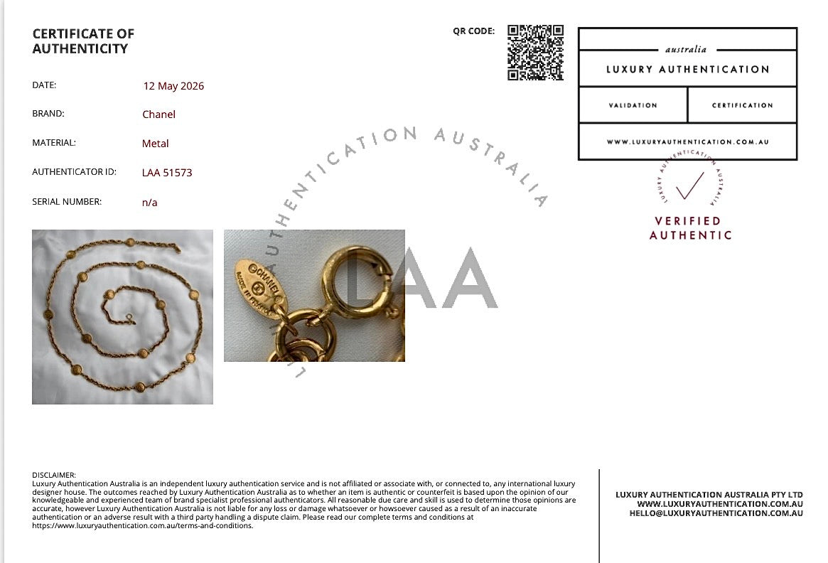 31 Rue Cambon Paris Asymmetrical Necklace