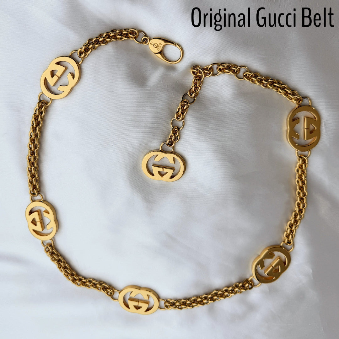 Gold Logo Belt